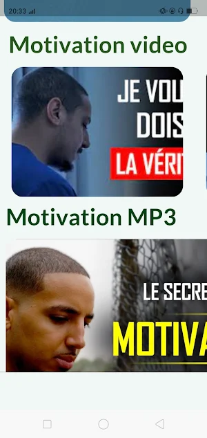 H5 motivation audio en français Screenshot 0