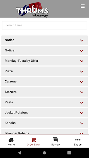 Thrums Takeaway Screenshot 3