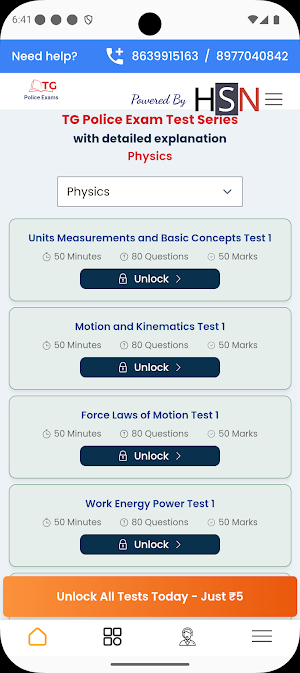 TG Police Constable & SI Prep Screenshot 3