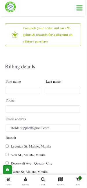 7Folds Laundry Shop Screenshot 2