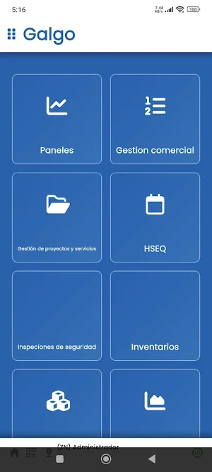 Galgo Mobile Screenshot 1