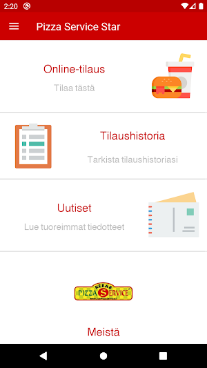 Star Pizza Service Screenshot 1