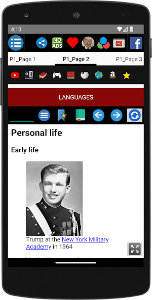 Donald Trump - Biography Screenshot 2