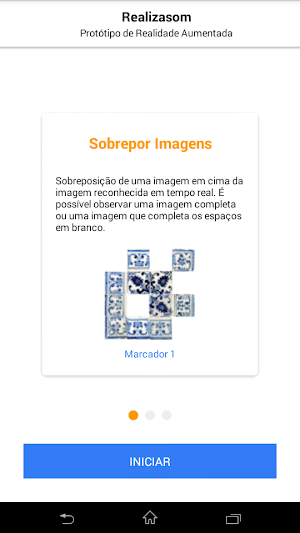 Realizasom - Exemplos de realidade aumentada Screenshot 1