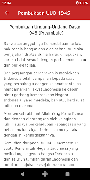 Pancasila dan UUD 1945 Amandemen Screenshot 3