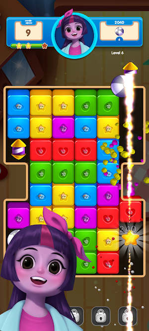 Pony Girl Pop Blocks Screenshot 1