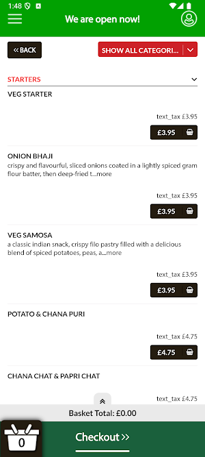 Malik Restaurant Stourbridge Screenshot 1