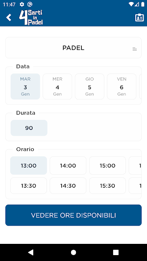 4 Sarti In Padel Screenshot 3