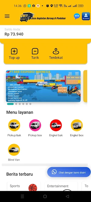 LALAHMOVE Angkutan Barang Screenshot 0