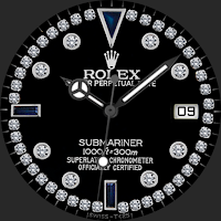 Rolex Submariner watch face