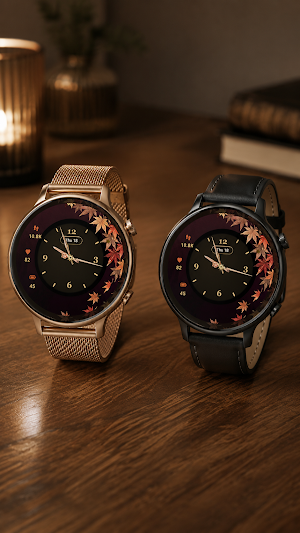 Momiji Analog Watch Face Screenshot 3