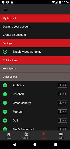Ragin' Cajuns Athletics Screenshot 2