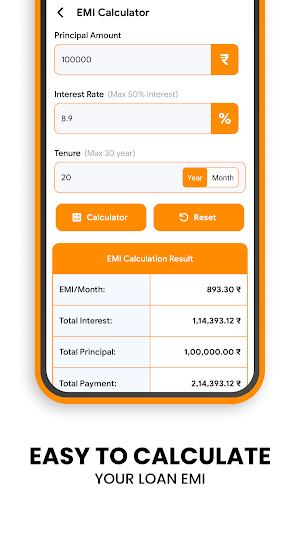Loan Emi Calculator Screenshot 3