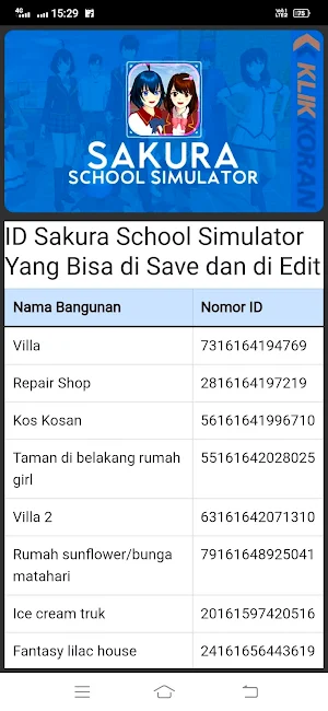 PROPS Id : Sakura School Game Screenshot 2