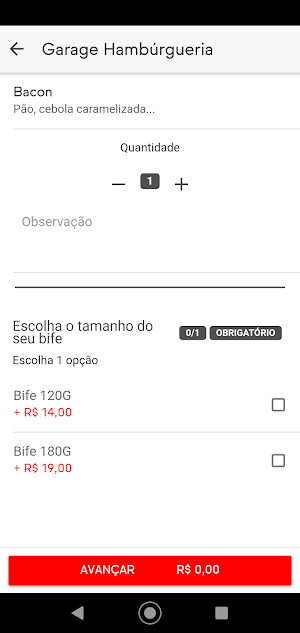 Garage Hamburgueria Cajuru Screenshot 1