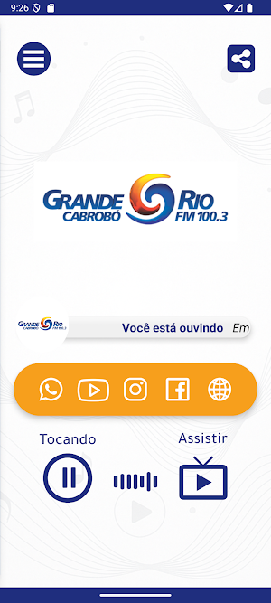 Grande Rio FM Cabrobró Screenshot 1