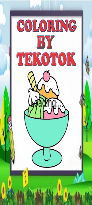Panda Ice Cream Coloring Screenshot 0