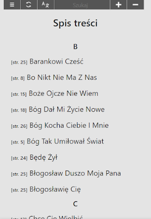 Śpiewnik Zborowy Screenshot 3