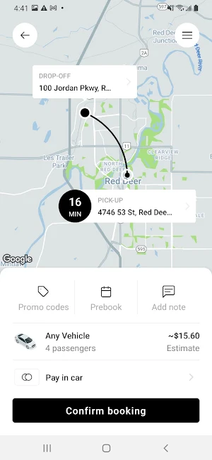 Alberta Gold Taxi Screenshot 2