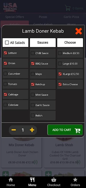 USA Kebab Pizza Bargoed Screenshot 2