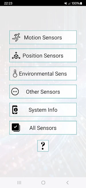 Device Sensors Chek Pro Screenshot 0