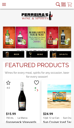Ferreira's Package Store Screenshot 2