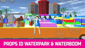 Props Id Waterpark Sakura SS Screenshot 1