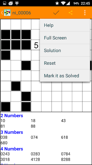 Fill-it ins number puzzles PRO Screenshot 2