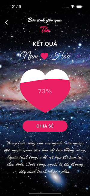 Bói Tình Yêu Chuẩn Screenshot 1