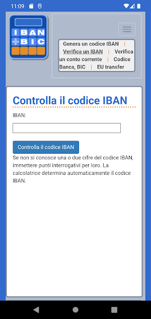 Iban Calculator Screenshot 1