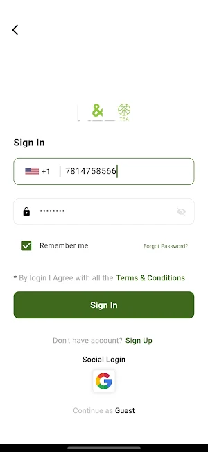 RB TEA USA Screenshot 1