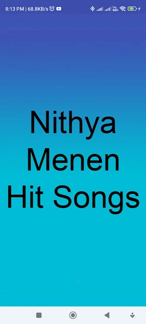 Nithya Menen Hit Songs Screenshot 0