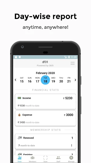 Okfit Manager Screenshot 1