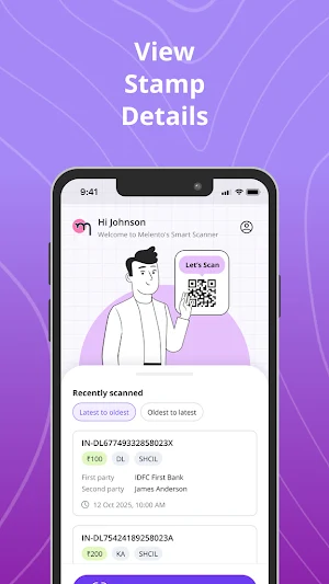 Melento eStamp: Scan & Verify Screenshot 0