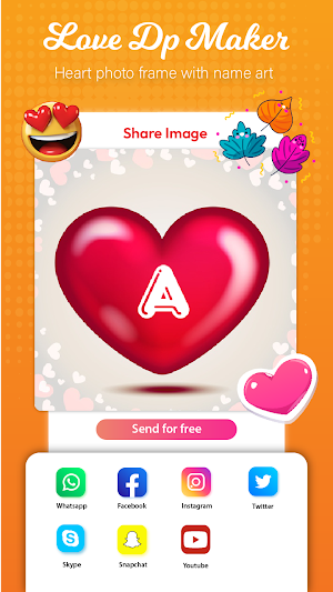 Love Name Art Text DP Maker Screenshot 1