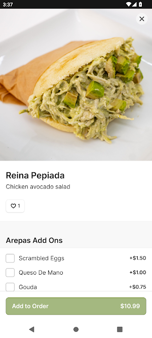 Dale Arepa Bar & Healthy Screenshot 2