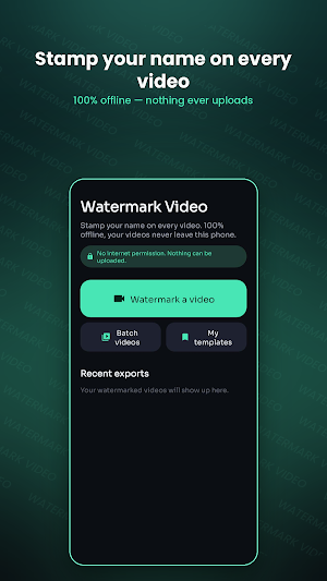 Watermark Video Adder Screenshot 0