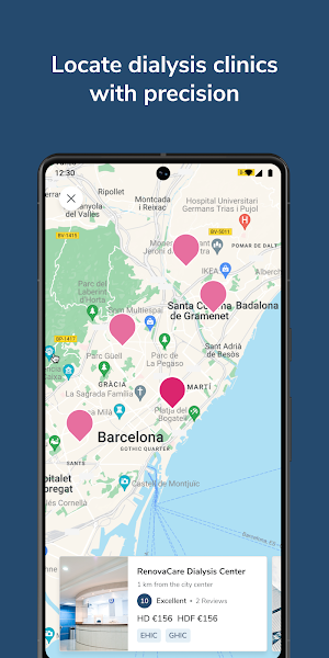 bookdialysis - travel app Screenshot 3