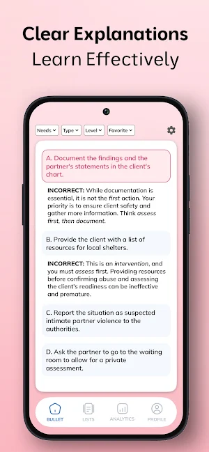 BulletPrep: Nursing Screenshot 2
