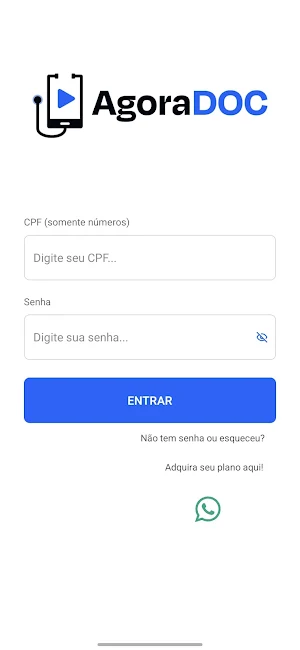 AgoraDOC Telemedicina Screenshot 0