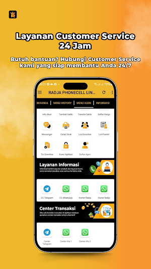 Radja Phonecell Linggau Screenshot 2