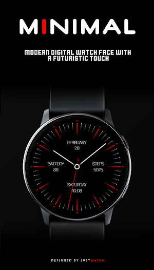Minimal Analog Watchface Screenshot 1
