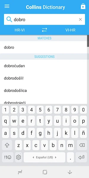 Vietnamese-Croatian Dictionary Screenshot 3