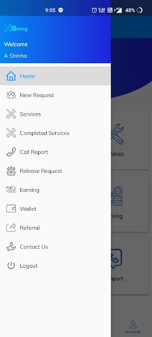 Gwing Service Engineer Screenshot 2