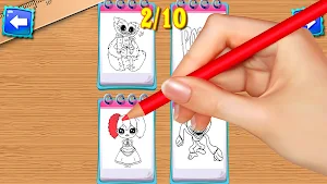 Draw Puppy Boy Coloring Book Screenshot 2