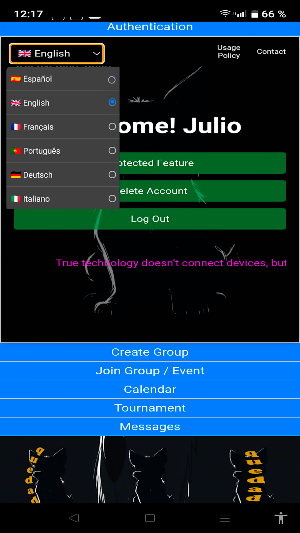 Quedada: Club Events & Chat Screenshot 0