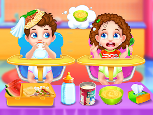 Twins babysitter daycare madness Screenshot 2