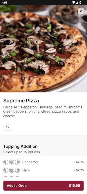 Big R's Pizza and Wings Screenshot 3