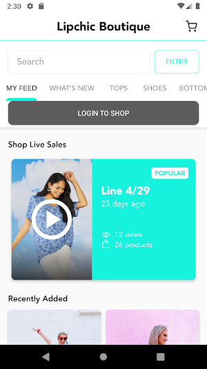 Lipchic Boutique Screenshot 1