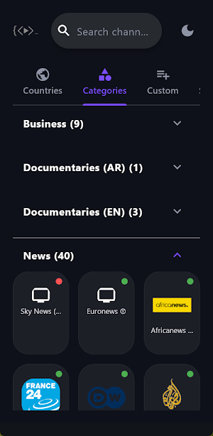 KTV Player: Live TV & Streams Screenshot 1